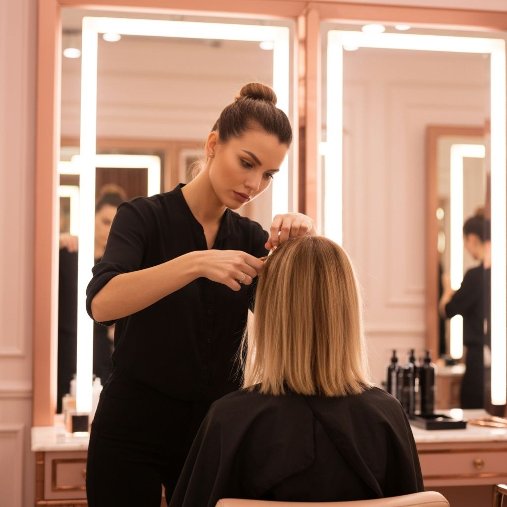 Coiffure professionnelle au salon Cléopâtre Hussein Dey Alger
